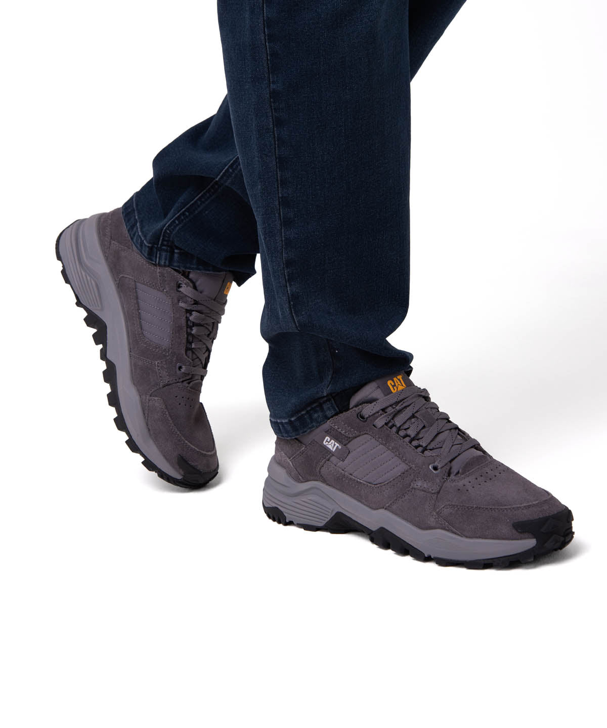 Tenis Lifestyle Grapple Suede Para Hombre Color Gris-2