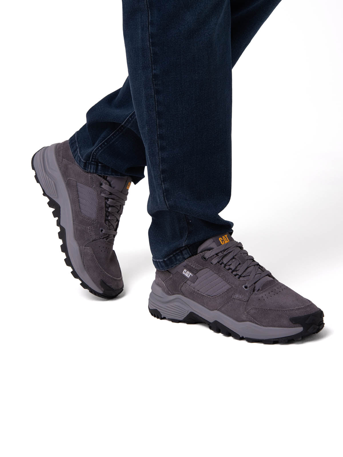 Tenis Lifestyle Grapple Suede Para Hombre Color Gris-2