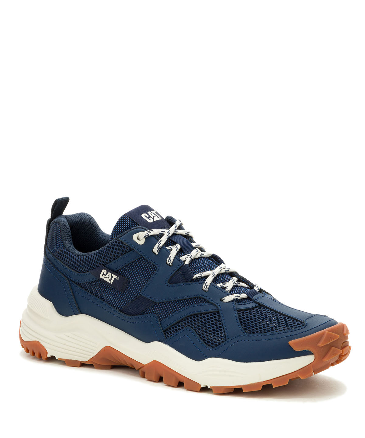 Tenis Lifestyle Grapple Leather Mesh Para Hombre Color Azul-1