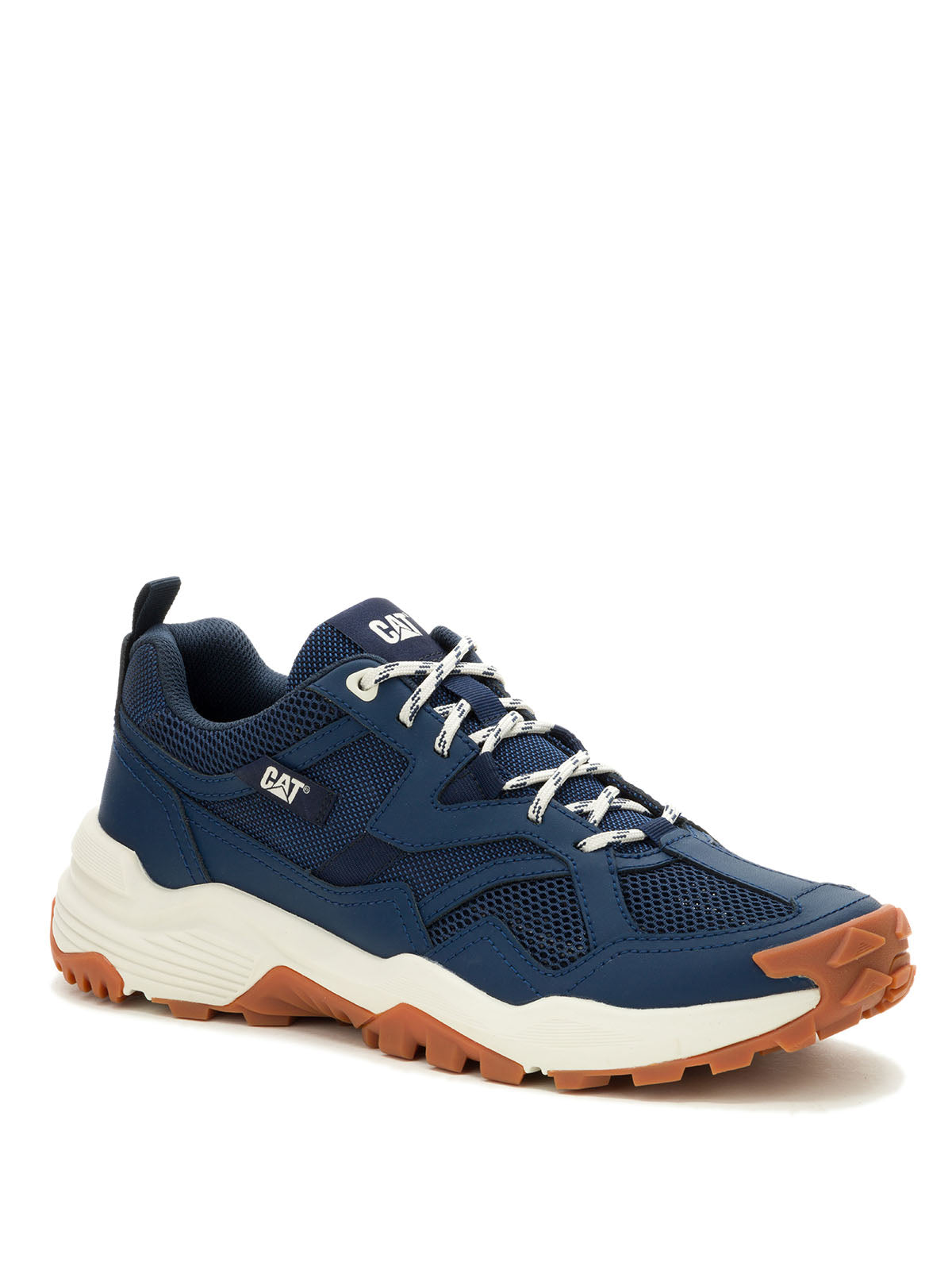 Tenis Lifestyle Grapple Leather Mesh Para Hombre Color Azul-1