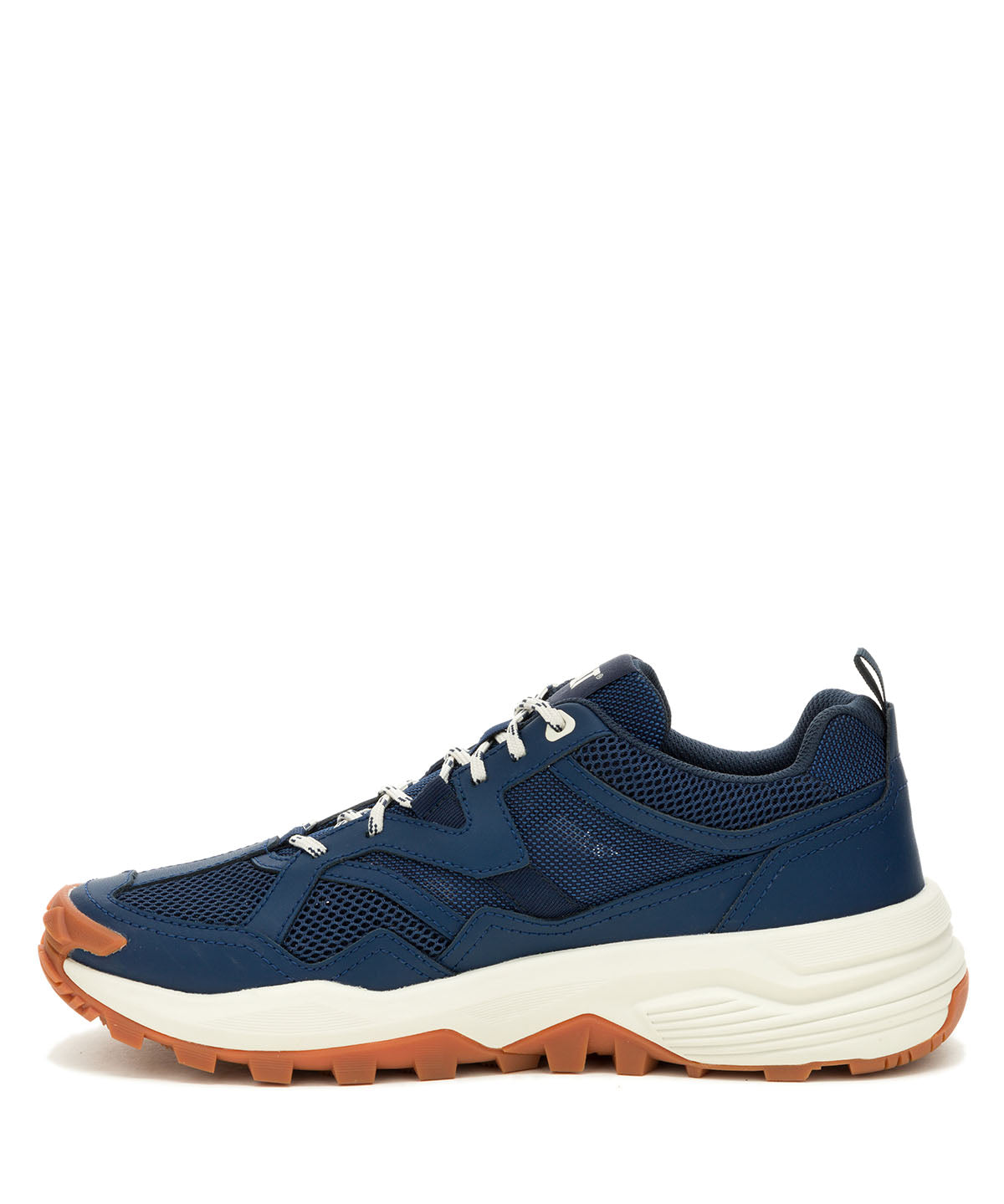 Tenis Lifestyle Grapple Leather Mesh Para Hombre Color Azul-3