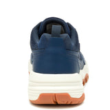 Tenis Lifestyle Grapple Leather Mesh Para Hombre Color Azul-5
