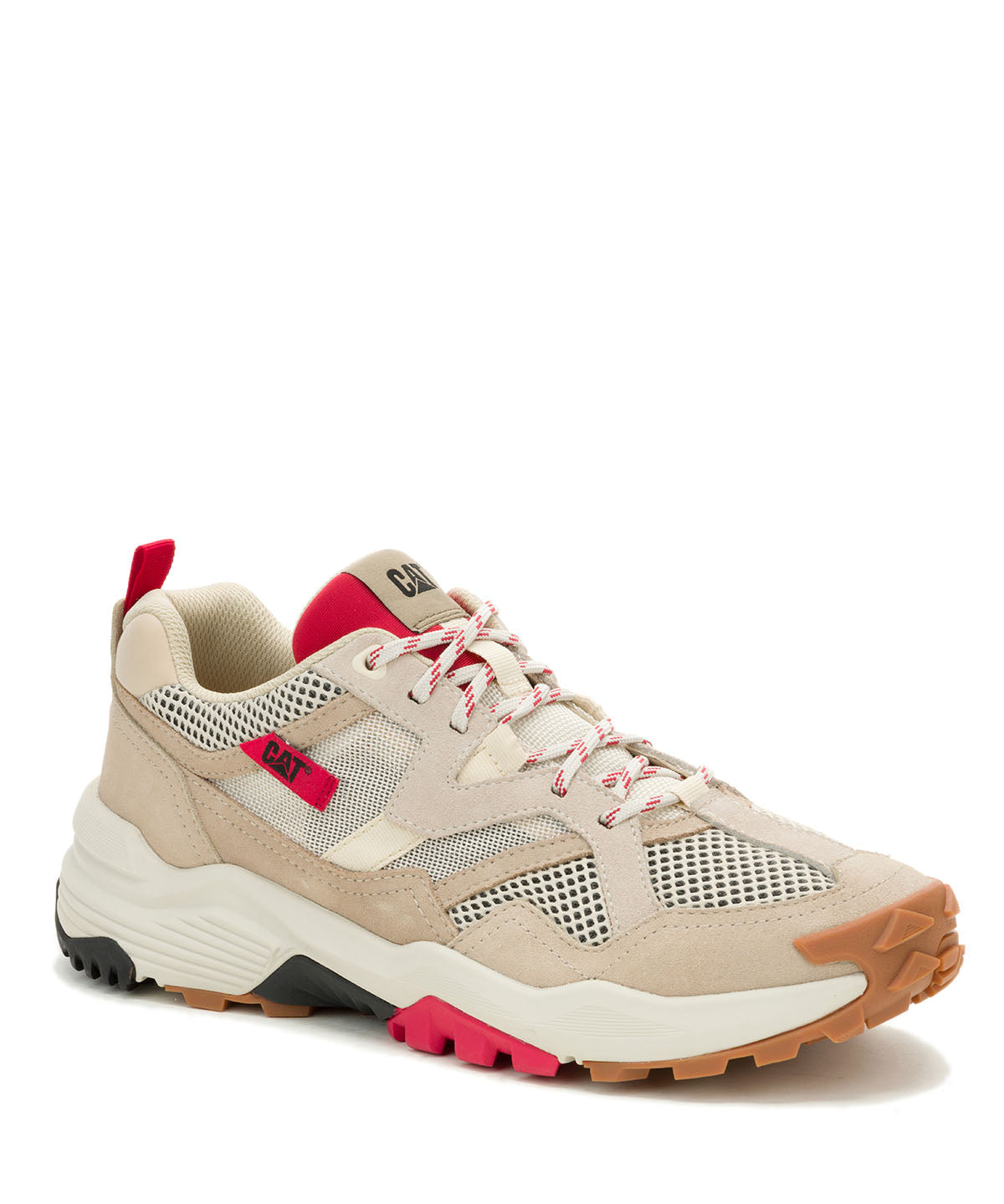 Tenis Lifestyle Grapple Suede Mesh Para Hombre Color Blanco-1