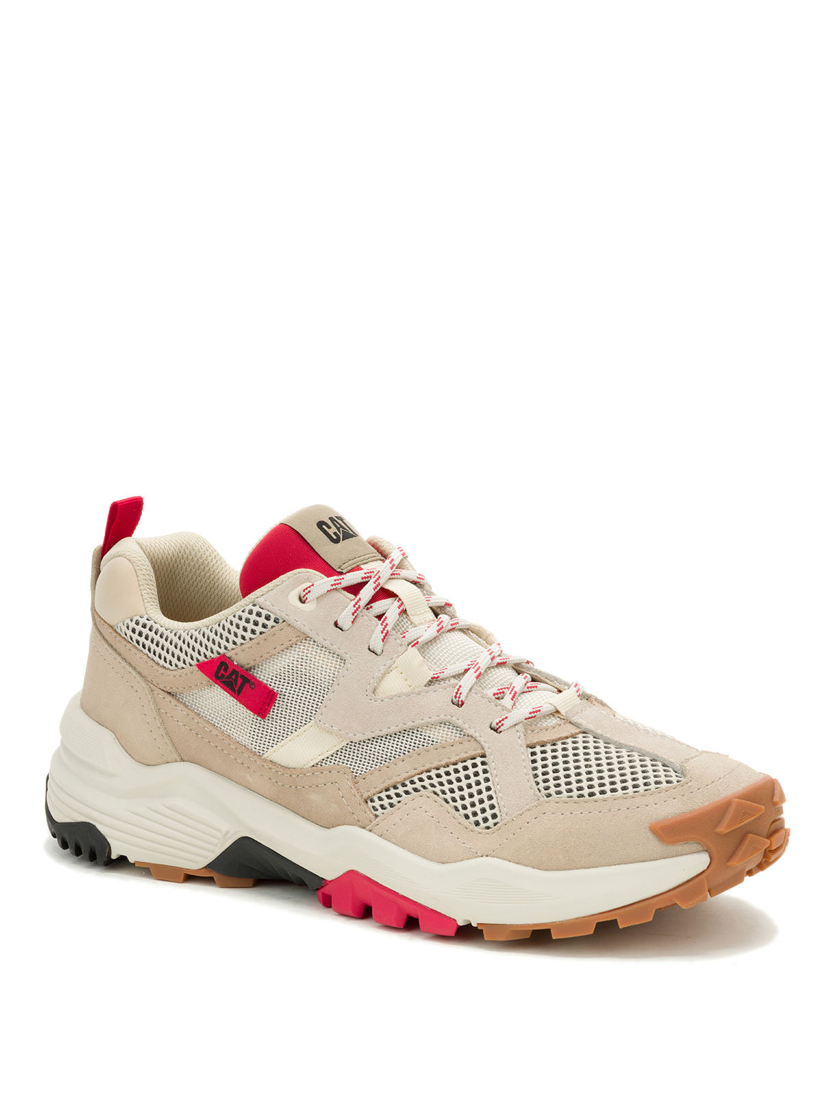Tenis Lifestyle Grapple Suede Mesh Para Hombre Color Blanco-1