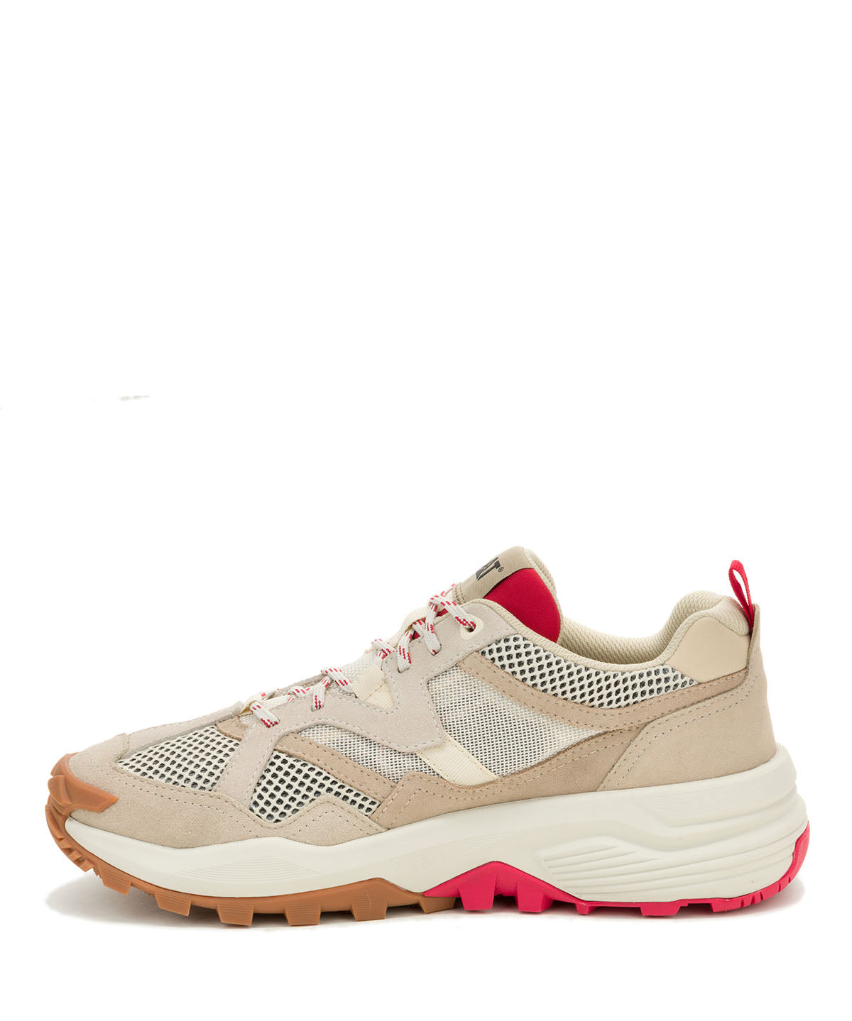 Tenis Lifestyle Grapple Suede Mesh Para Hombre Color Blanco-3