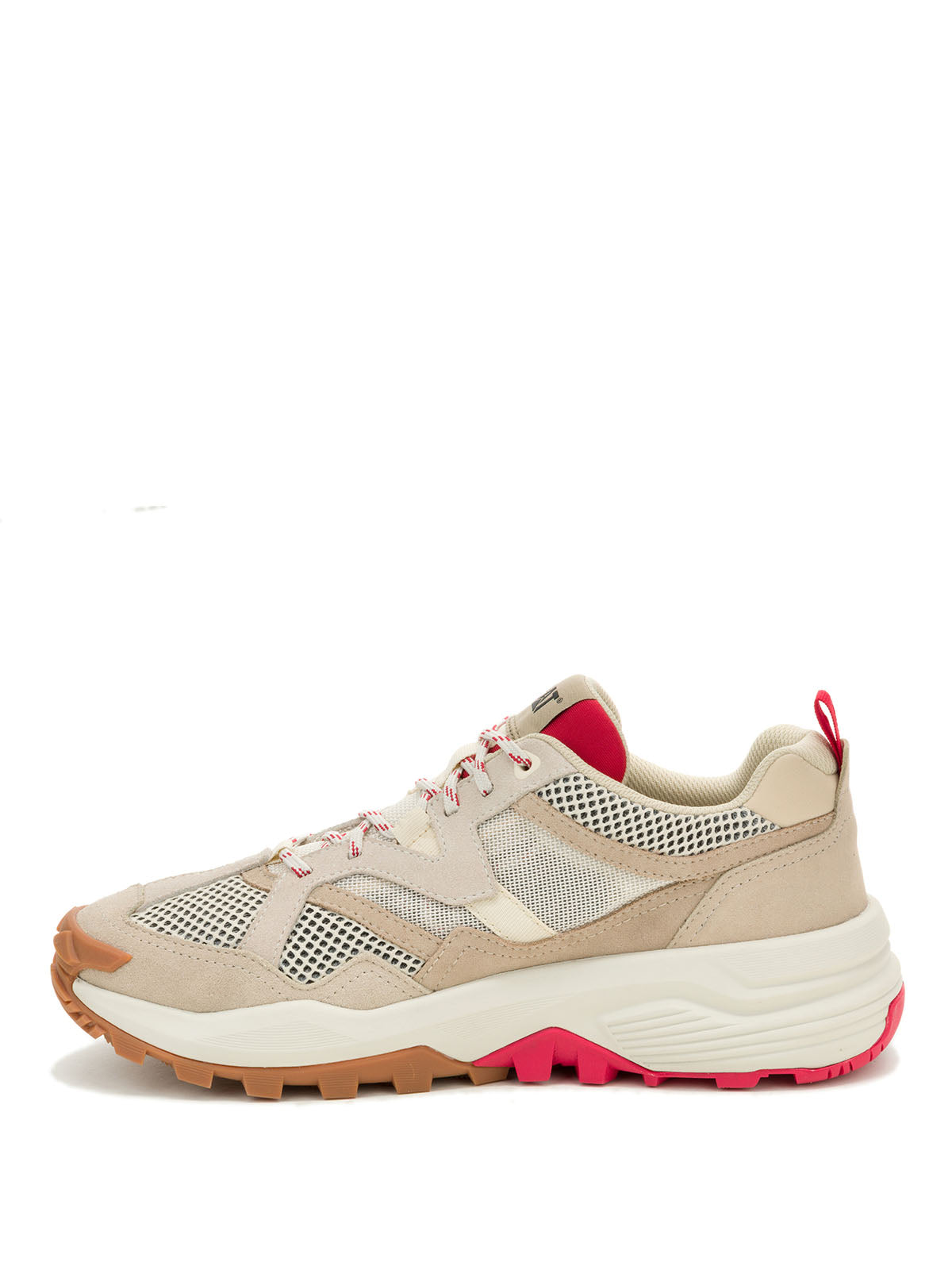 Tenis Lifestyle Grapple Suede Mesh Para Hombre Color Blanco-3