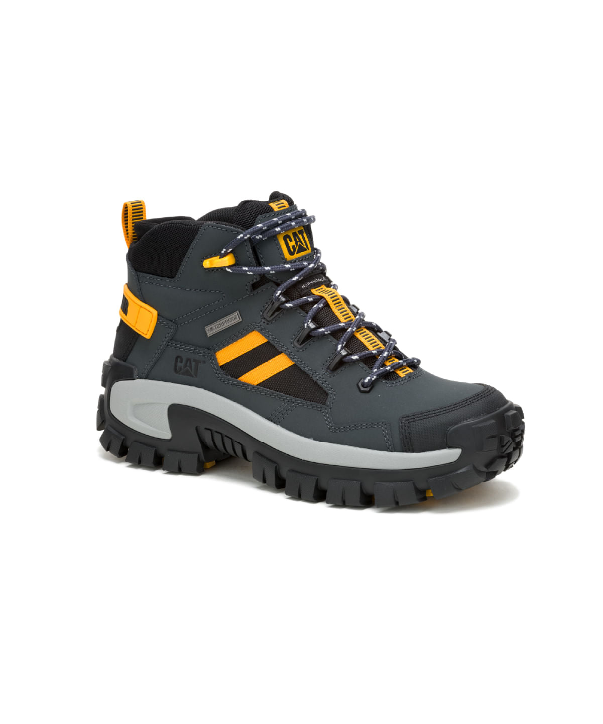 Botines Lifestyle Invader Mid Vent Wp Para Hombre Color Gris-2
