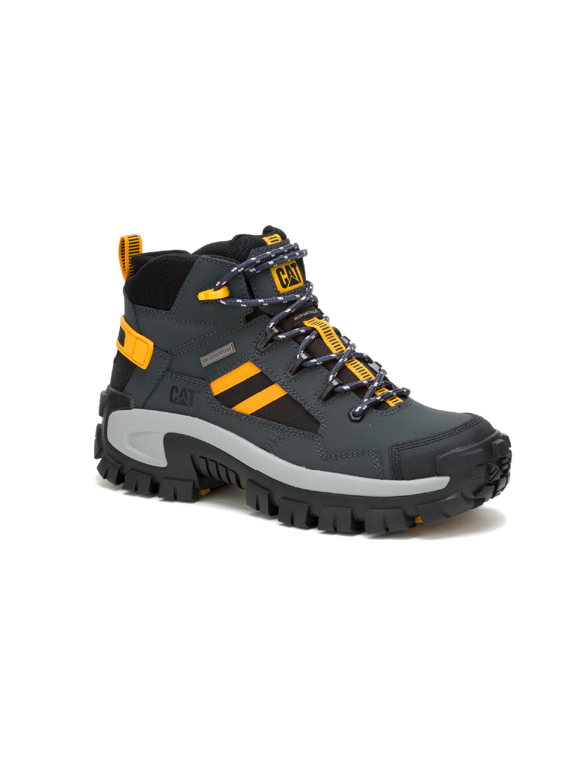 Botines Lifestyle Invader Mid Vent Wp Para Hombre Color Gris-2
